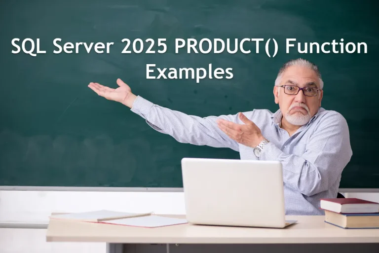 SQL Server 2025 Product Function Examples