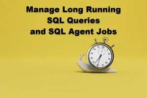 Manage Long Running SQL Queries and SQL Agent Jobs