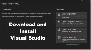 Download and Install Visual Studio 2022 for Data Professionals