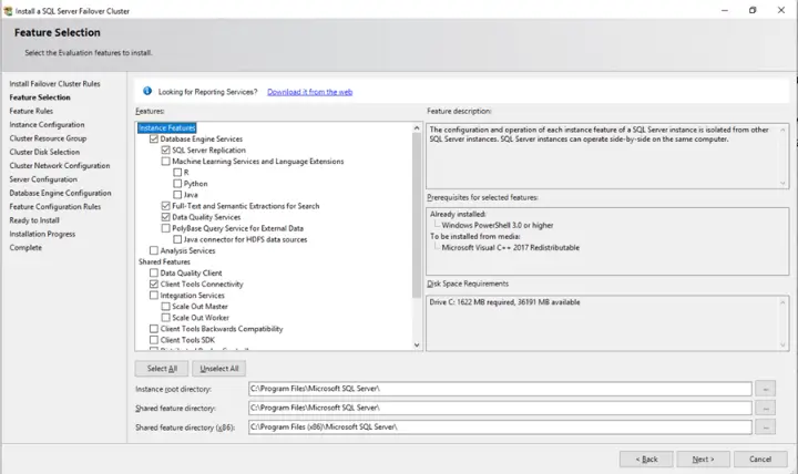Clustering SQL Server 2019 Step by Step