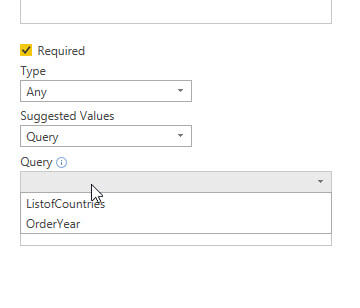 Suggest value query in Power BI